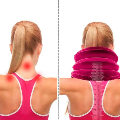 AirNeck Pro™ - Tracción Cervical con Bomba de Aire