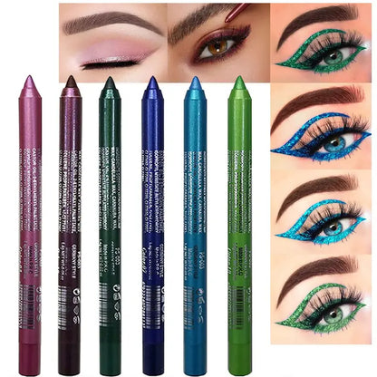 12 colores - Juego de delineadores de ojos
