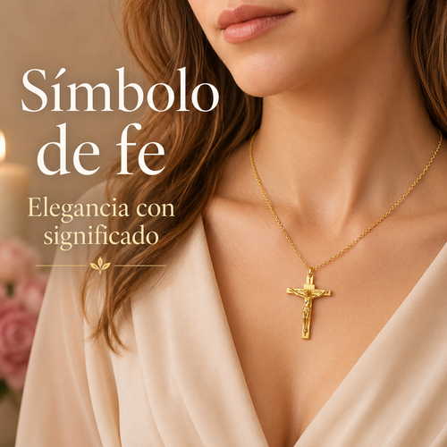 Collar Cruz oro Jewells®