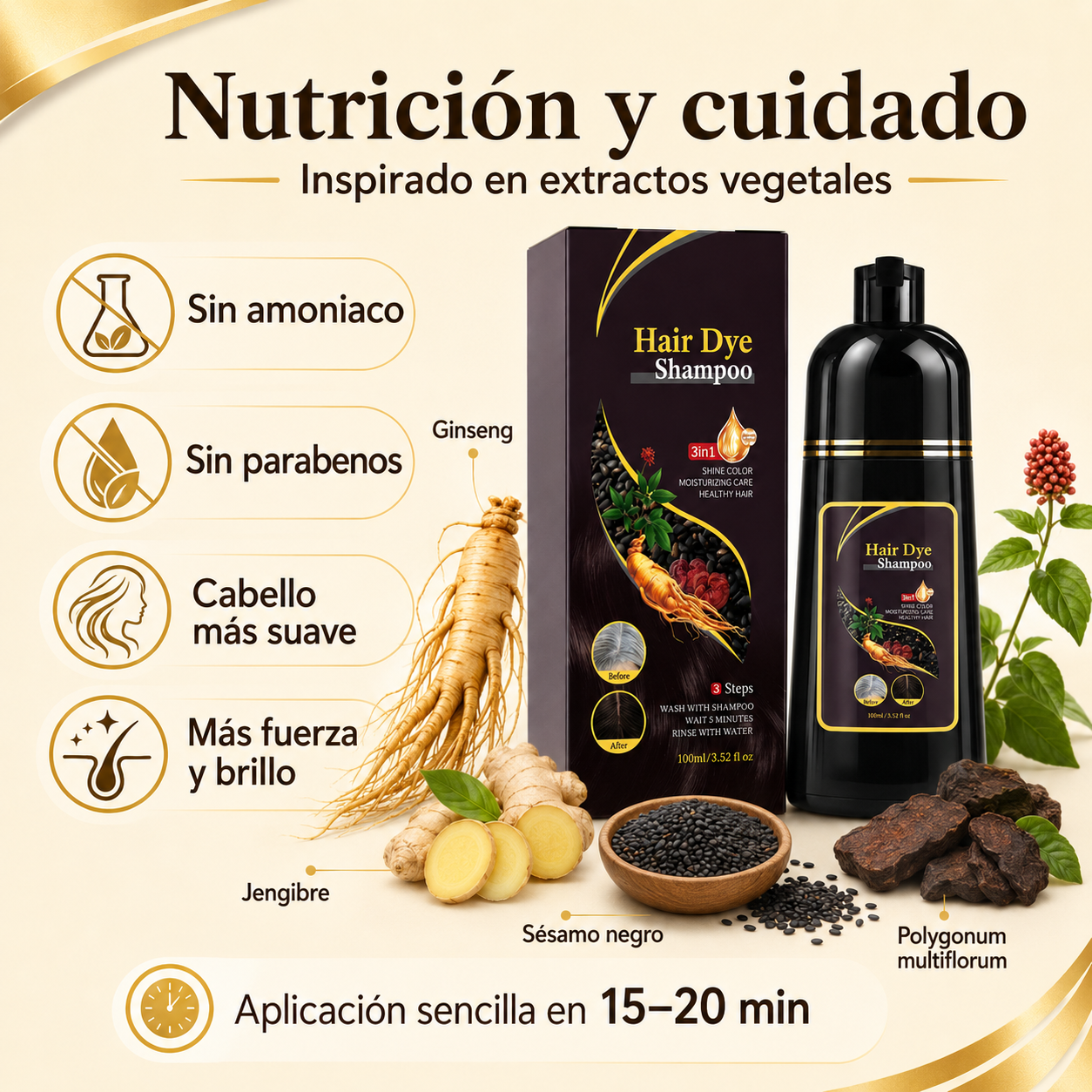 Champú para Canas Buny® Grande(500ml)