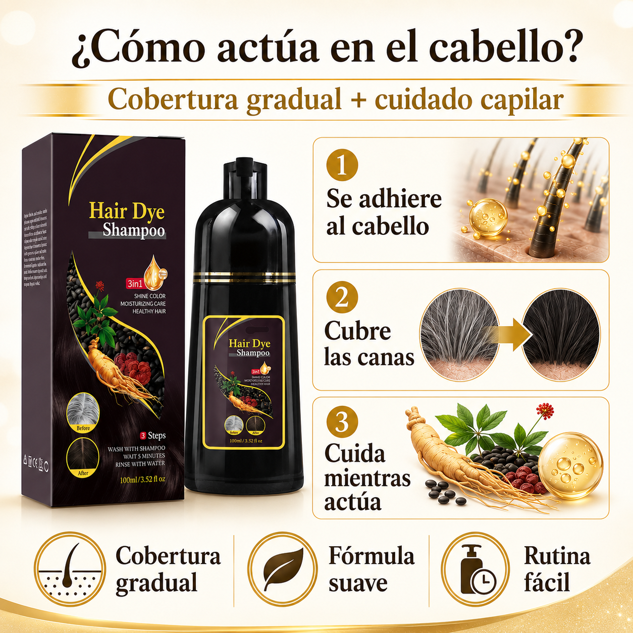 Champú para Canas Buny® Grande(500ml)