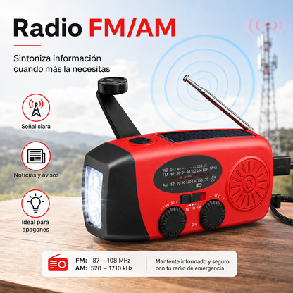 Radio de emergencias Powerson®