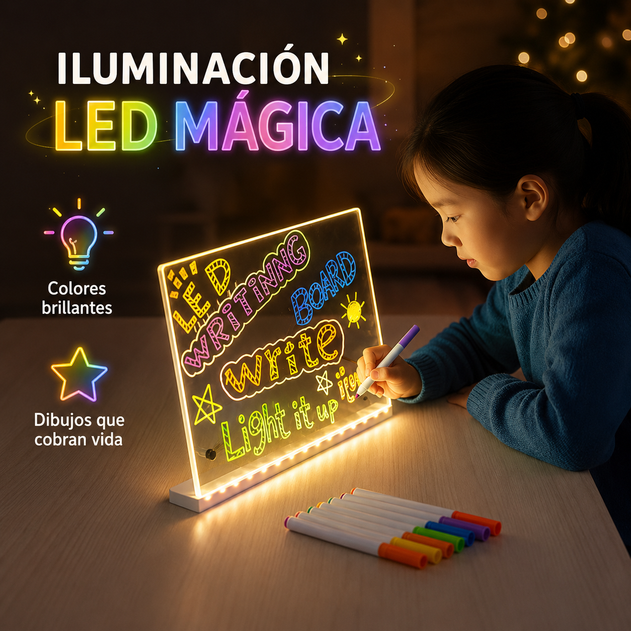 Pizarra LED Kidsy® Grande(20x30)